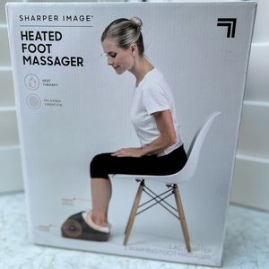 Sharper Image Heated Foot Massager Relaxing Heat Therapy Spa At Home